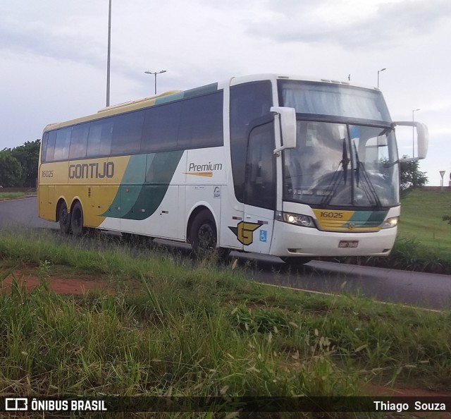 Empresa Gontijo de Transportes 16025 na cidade de Uberaba, Minas Gerais, Brasil, por Thiago  Souza. ID da foto: 7431720.