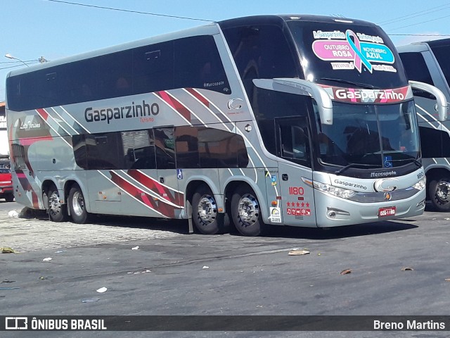 Gasparzinho Turismo 1180 na cidade de Santa Cruz do Capibaribe, Pernambuco, Brasil, por Breno Martins. ID da foto: 7432103.