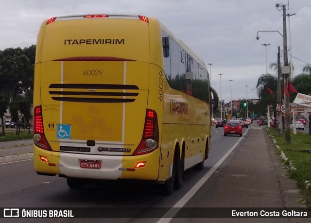 Viação Itapemirim 60029 na cidade de Cariacica, Espírito Santo, Brasil, por Everton Costa Goltara. ID da foto: 7431514.