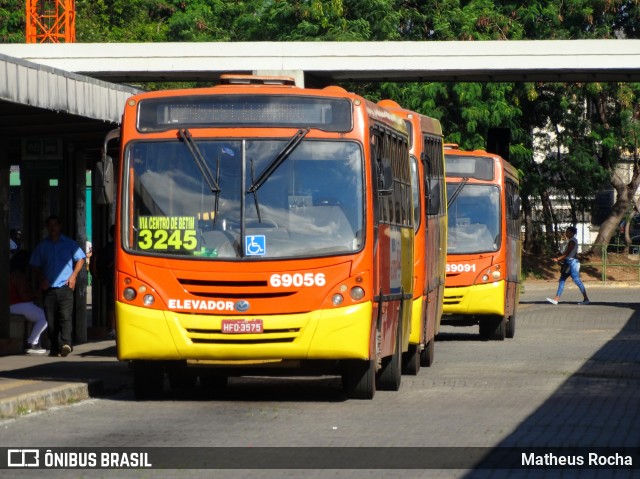Viação Santa Edwiges 69056 na cidade de Contagem, Minas Gerais, Brasil, por Matheus Rocha. Número da foto: #7432402.