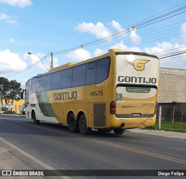 Empresa Gontijo de Transportes 14575 na cidade de Formiga, Minas Gerais, Brasil, por Diego Felipe. ID da foto: 7431951.