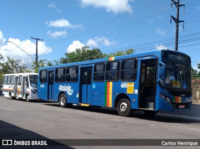 Viação Atalaia Transportes 6133 na cidade de Aracaju, Sergipe, Brasil, por Carlos Henrique. ID da foto: 7431575.