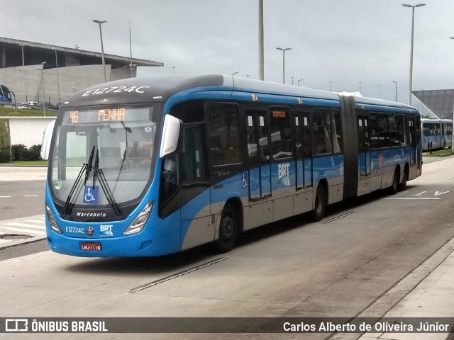Viação Normandy do Triângulo E12724C na cidade de Rio de Janeiro, Rio de Janeiro, Brasil, por Carlos Alberto de Oliveira Júnior. Número da foto: #7433045.