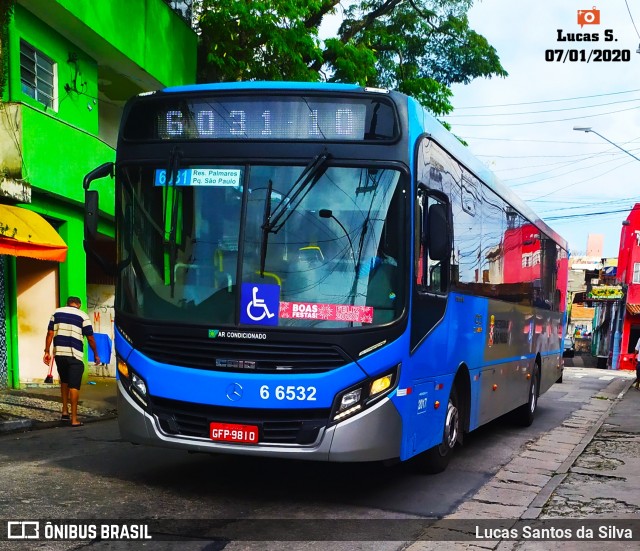 Transwolff Transportes e Turismo 6 6532 na cidade de São Paulo, São Paulo, Brasil, por Lucas Santos da Silva. ID da foto: 7431553.