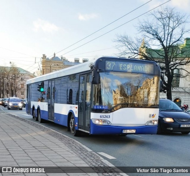 Rigas Satiksme 65263 na cidade de Riga, Letônia, por Victor São Tiago Santos. Número da foto: #7433613.