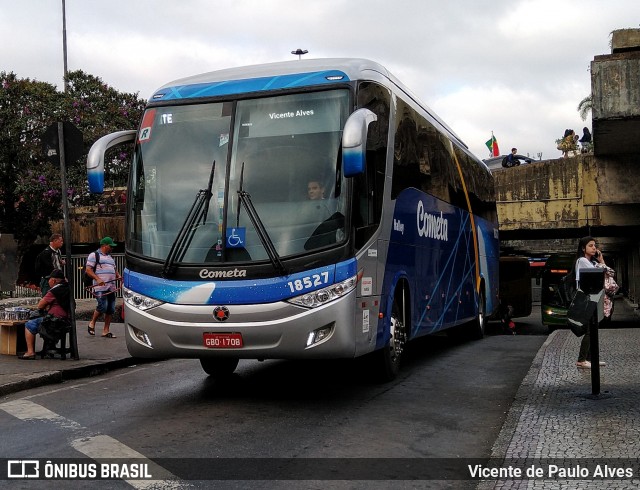 Viação Cometa 18527 na cidade de Belo Horizonte, Minas Gerais, Brasil, por Vicente de Paulo Alves. Número da foto: #7431982.
