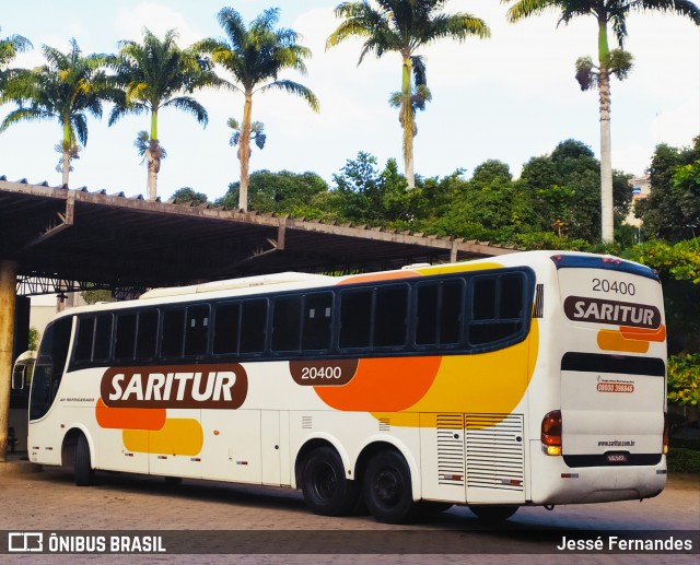 Saritur - Santa Rita Transporte Urbano e Rodoviário 20400 na cidade de Guanhães, Minas Gerais, Brasil, por Jessé Fernandes. Número da foto: #7434378.