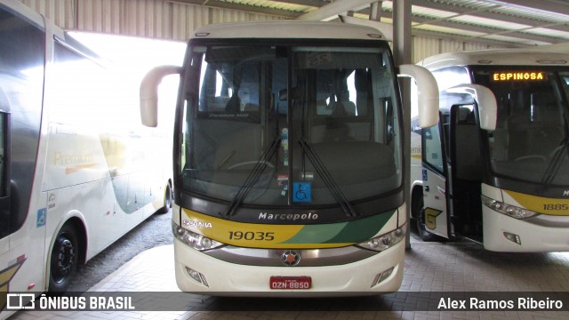 Empresa Gontijo de Transportes 19035 na cidade de Roseira, São Paulo, Brasil, por Alex Ramos Ribeiro. Número da foto: #7436304.