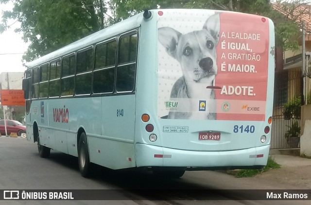 Empresa de Transporte Coletivo Viamão 8140 na cidade de Viamão, Rio Grande do Sul, Brasil, por Max Ramos. ID da foto: 7437767.