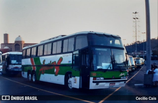 Águia Turismo 750 na cidade de Aparecida, São Paulo, Brasil, por Cecilio Cais. ID da foto: 7436681.