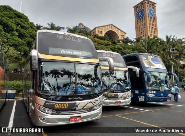 Gold Turismo e Fretamento 9000 na cidade de Aparecida, São Paulo, Brasil, por Vicente de Paulo Alves. ID da foto: 7436813.