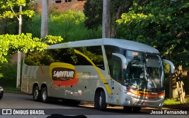 Saritur - Santa Rita Transporte Urbano e Rodoviário 30700 na cidade de Guanhães, Minas Gerais, Brasil, por Jessé Fernandes. Número da foto: #7434375.
