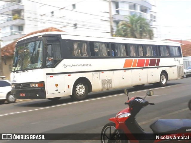 VIMSA - Viação Montenegro S.A. 814 na cidade de Montenegro, Rio Grande do Sul, Brasil, por Nicolas Amaral. ID da foto: 7435736.