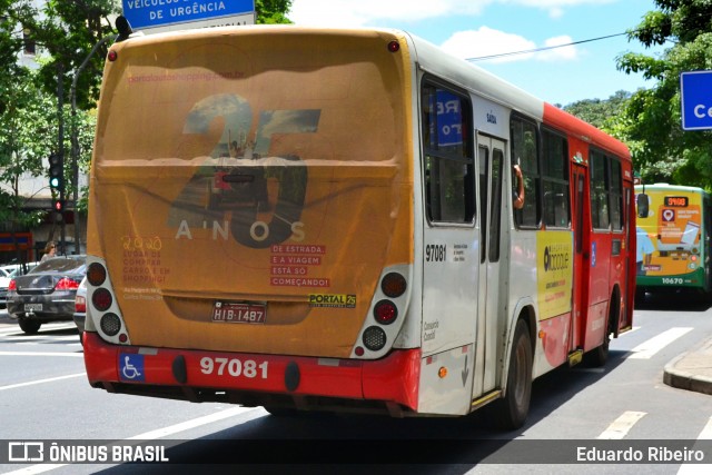 Viação Belo Monte Transportes Coletivos 97081 na cidade de Belo Horizonte, Minas Gerais, Brasil, por Eduardo Ribeiro. Número da foto: #7434638.