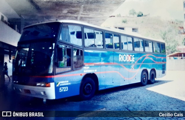 Viação Riodoce 5723 na cidade de Cachoeiro de Itapemirim, Espírito Santo, Brasil, por Cecilio Cais. Número da foto: #7436635.