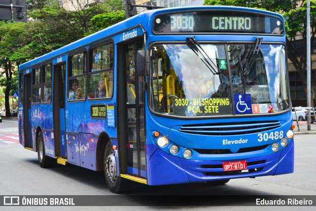 Auto Omnibus Nova Suissa 30488 na cidade de Belo Horizonte, Minas Gerais, Brasil, por Eduardo Ribeiro. ID da foto: 7436382.