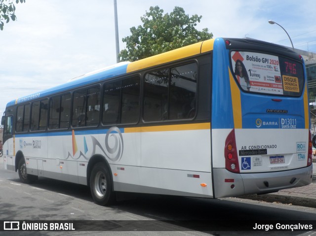 Transportes Barra D13011 na cidade de Rio de Janeiro, Rio de Janeiro, Brasil, por Jorge Gonçalves. ID da foto: 7434289.