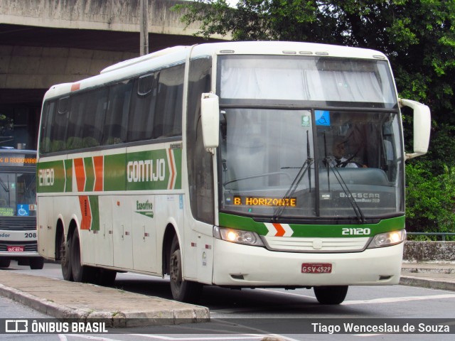 Empresa Gontijo de Transportes 21120 na cidade de Belo Horizonte, Minas Gerais, Brasil, por Tiago Wenceslau de Souza. Número da foto: #7436697.