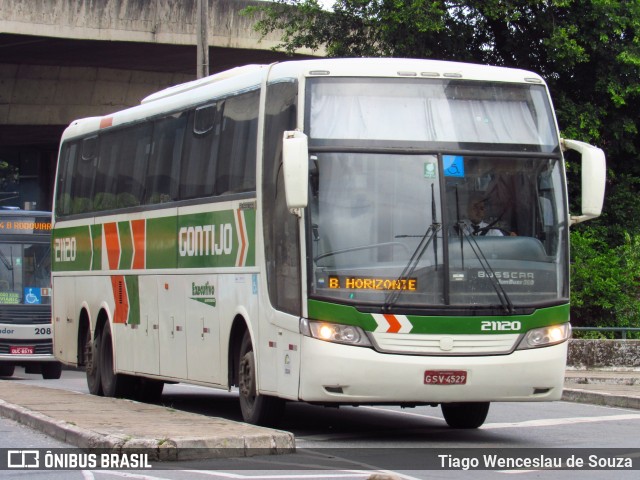 Empresa Gontijo de Transportes 21120 na cidade de Belo Horizonte, Minas Gerais, Brasil, por Tiago Wenceslau de Souza. ID da foto: 7436697.