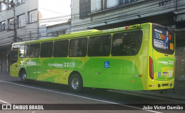 Santo Antônio Transportes Niterói 2.2.028 na cidade de Niterói, Rio de Janeiro, Brasil, por João Victor Damião. ID da foto: 7436456.