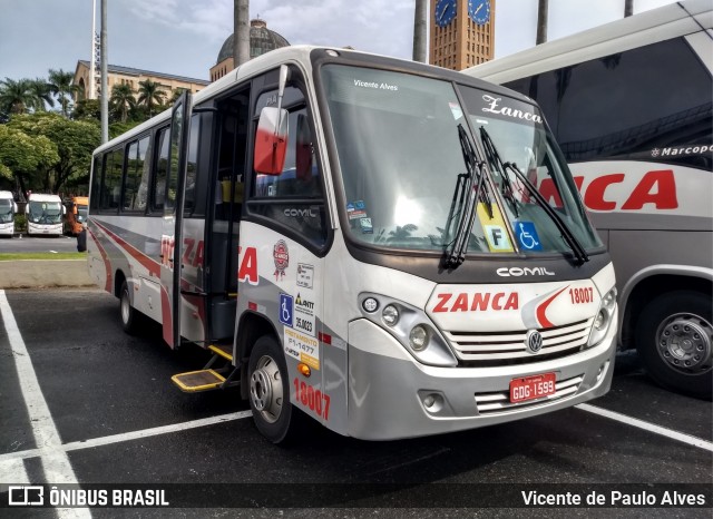 Zanca Transportes 18007 na cidade de Aparecida, São Paulo, Brasil, por Vicente de Paulo Alves. Número da foto: #7436954.