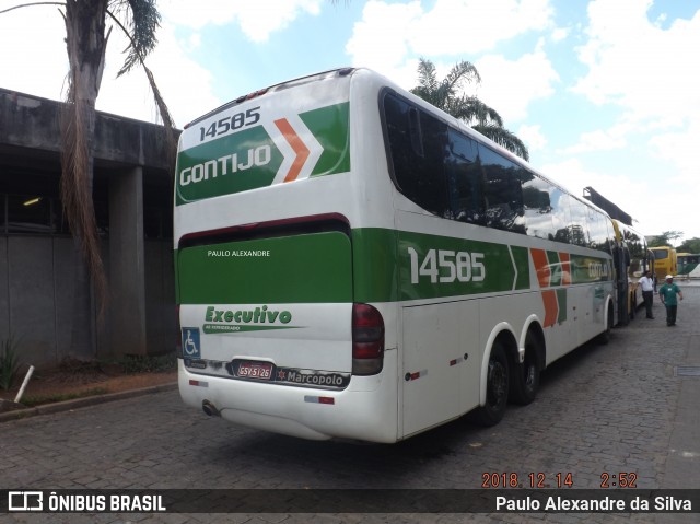 Empresa Gontijo de Transportes 14585 na cidade de Belo Horizonte, Minas Gerais, Brasil, por Paulo Alexandre da Silva. ID da foto: 7436763.