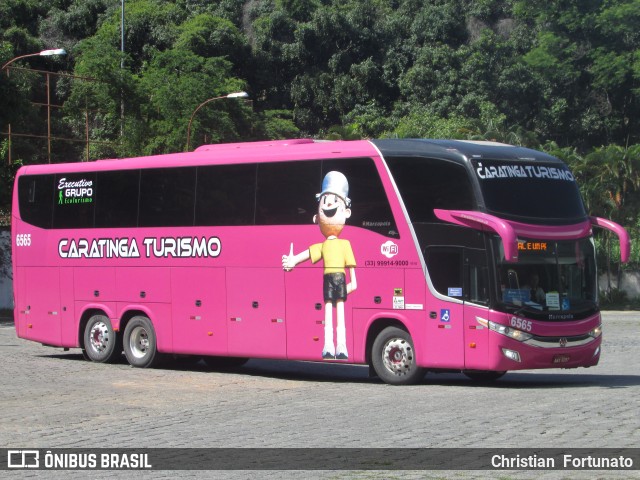 Caratinga Turismo 6565 na cidade de Leopoldina, Minas Gerais, Brasil, por Christian  Fortunato. Número da foto: #7434515.