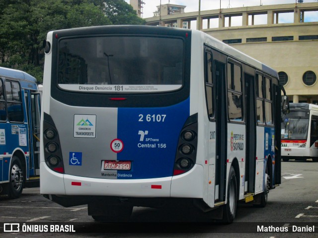 Transcooper > Norte Buss 2 6107 na cidade de São Paulo, São Paulo, Brasil, por Matheus  Daniel. Número da foto: #7438419.