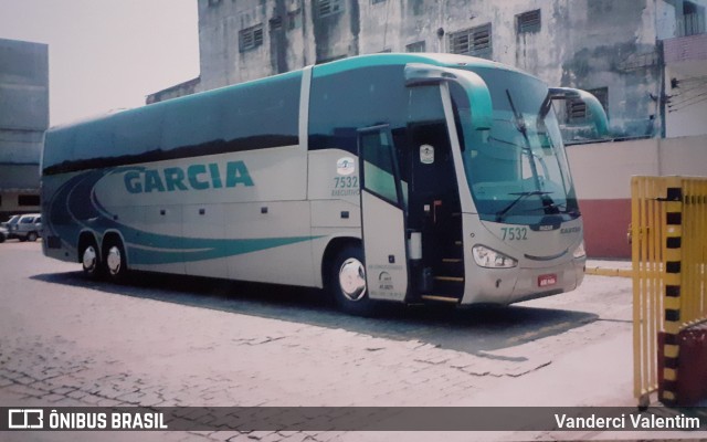 Viação Garcia 7532 na cidade de São Paulo, São Paulo, Brasil, por Vanderci Valentim. Número da foto: #7440953.