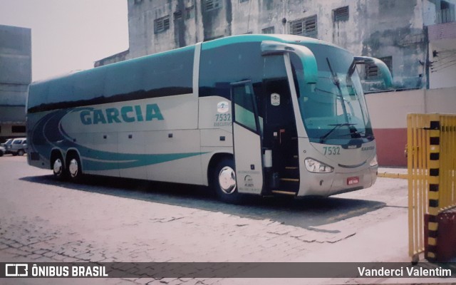 Viação Garcia 7532 na cidade de São Paulo, São Paulo, Brasil, por Vanderci Valentim. ID da foto: 7440953.