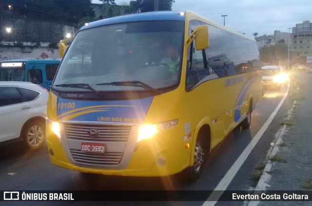 Viação Lírio dos Vales 10100 na cidade de Cariacica, Espírito Santo, Brasil, por Everton Costa Goltara. Número da foto: #7440297.