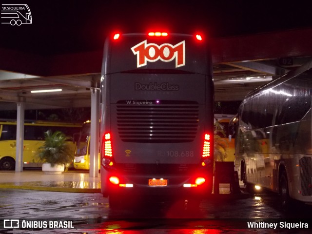 Auto Viação 1001 RJ 108.688 na cidade de Queluz, São Paulo, Brasil, por Whitiney Siqueira. Número da foto: #7438627.