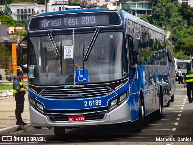 Transcooper > Norte Buss 2 6189 na cidade de São Paulo, São Paulo, Brasil, por Matheus  Daniel. Número da foto: #7438421.