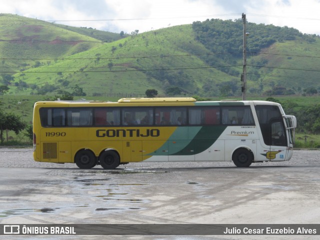 Empresa Gontijo de Transportes 11990 na cidade de Roseira, São Paulo, Brasil, por Julio Cesar Euzebio Alves. Número da foto: #7440419.