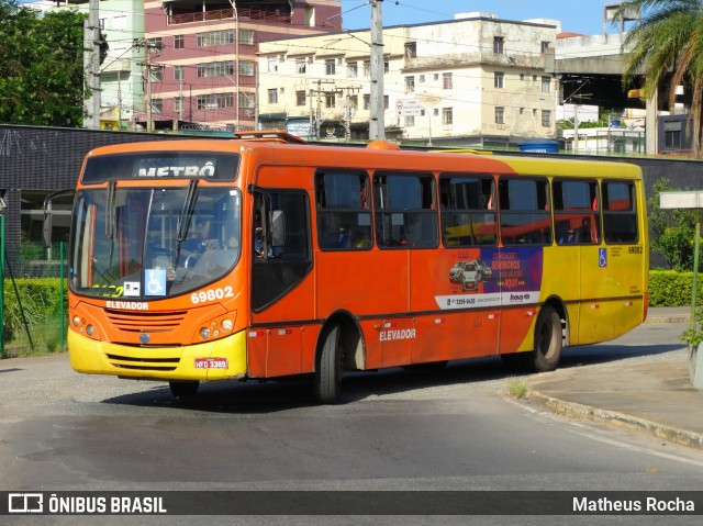 Viação Santa Edwiges 69802 na cidade de Contagem, Minas Gerais, Brasil, por Matheus Rocha. ID da foto: 7439920.