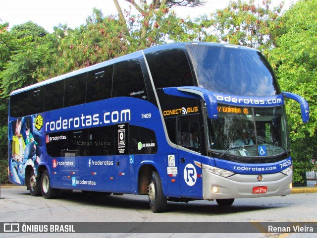 RodeRotas - Rotas de Viação do Triângulo 7403 na cidade de São Paulo, São Paulo, Brasil, por Renan Vieira. ID da foto: 7440028.