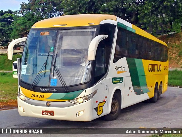 Empresa Gontijo de Transportes 21430 na cidade de Belo Horizonte, Minas Gerais, Brasil, por Adão Raimundo Marcelino. ID da foto: 7440490.