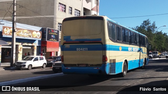 Viação Novo Horizonte 804211 na cidade de Vitória da Conquista, Bahia, Brasil, por Flávio  Santos. Número da foto: #7441161.