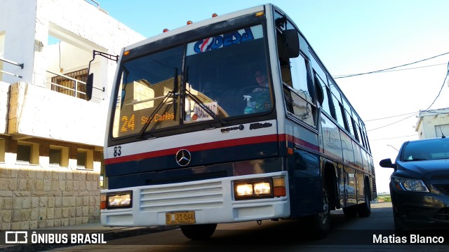 CODESA - Compañia Omnibuseira del Este 83 na cidade de Maldonado, Maldonado, Uruguai, por Matias Blanco. ID da foto: 7444469.