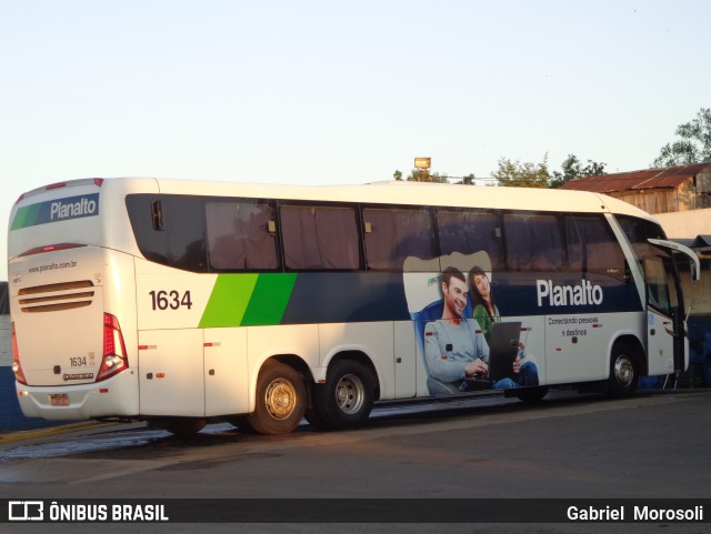 Planalto Transportes 1634 na cidade de Santana do Livramento, Rio Grande do Sul, Brasil, por Gabriel  Morosoli. ID da foto: 7441748.