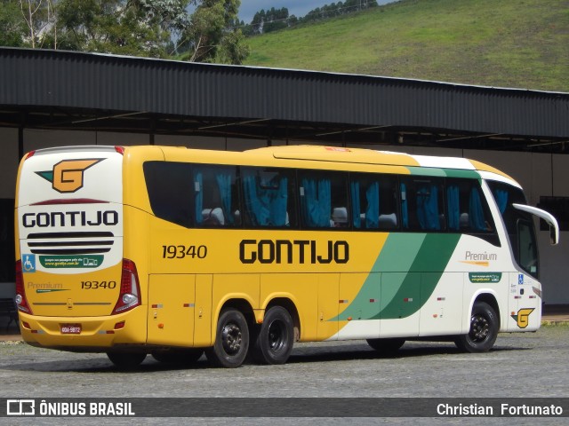 Empresa Gontijo de Transportes 19340 na cidade de Manhuaçu, Minas Gerais, Brasil, por Christian  Fortunato. Número da foto: #7442500.