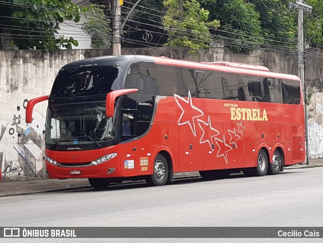 Auto Viação Estrela 5050 na cidade de Rio de Janeiro, Rio de Janeiro, Brasil, por Cecilio Cais. ID da foto: 7441701.