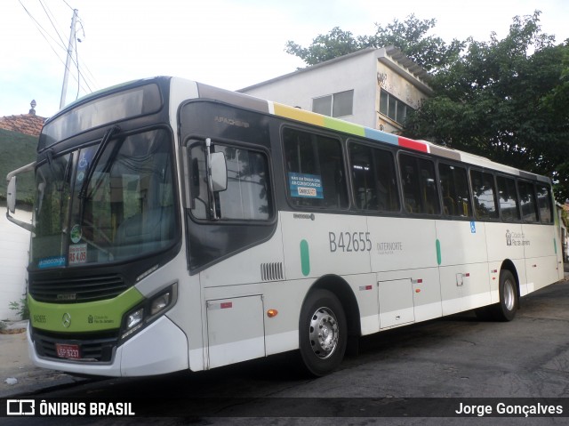 Viação Acari B42655 na cidade de Rio de Janeiro, Rio de Janeiro, Brasil, por Jorge Gonçalves. Número da foto: #7441549.