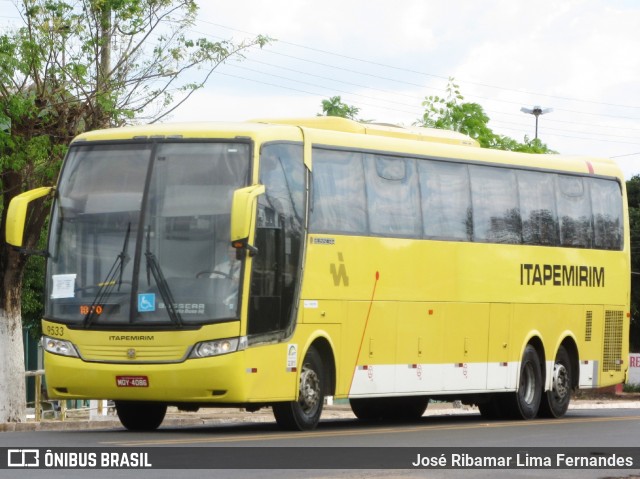 Viação Itapemirim 9533 na cidade de Demerval Lobão, Piauí, Brasil, por José Ribamar Lima Fernandes. ID da foto: 7442911.