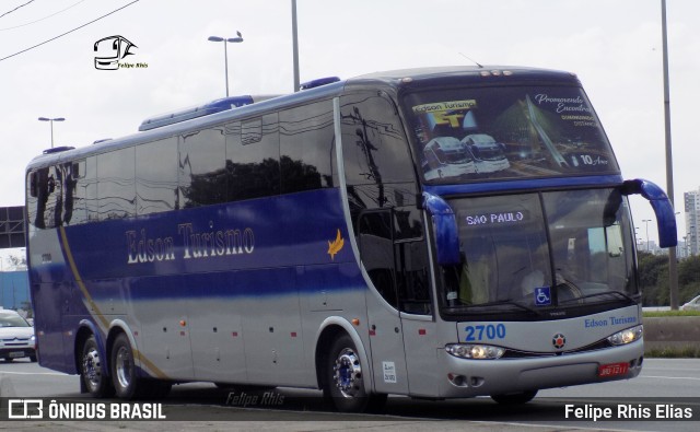 Edson Turismo 2700 na cidade de São Paulo, São Paulo, Brasil, por Felipe Rhis Elias. Número da foto: #7442738.
