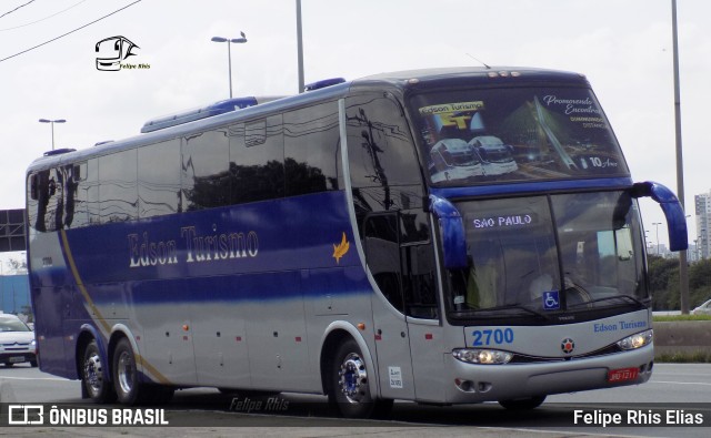 Edson Turismo 2700 na cidade de São Paulo, São Paulo, Brasil, por Felipe Rhis Elias. ID da foto: 7442738.