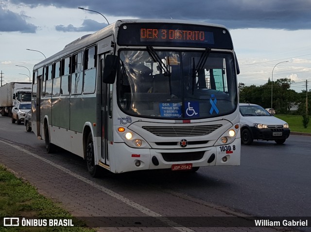 TCB - Sociedade de Transportes Coletivos de Brasília 10308 na cidade de Samambaia, Distrito Federal, Brasil, por William Gabriel. ID da foto: 7441635.