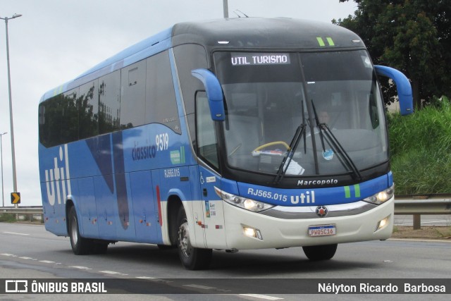 UTIL - União Transporte Interestadual de Luxo 9519 na cidade de Lavras, Minas Gerais, Brasil, por Nélyton Ricardo  Barbosa. Número da foto: #7442488.