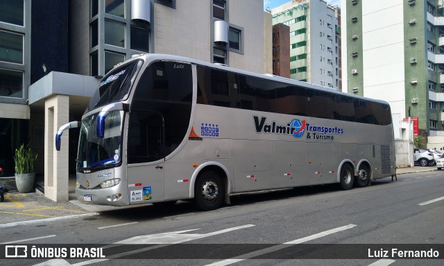 Valmir Transporte & Turismo 9854 na cidade de Maceió, Alagoas, Brasil, por Luiz Fernando. ID da foto: 7443780.