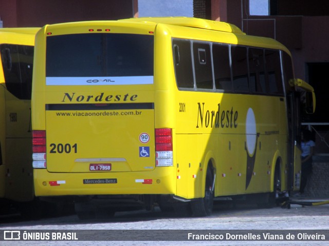 Viação Nordeste 2001 na cidade de Lajes, Rio Grande do Norte, Brasil, por Francisco Dornelles Viana de Oliveira. ID da foto: 7442033.